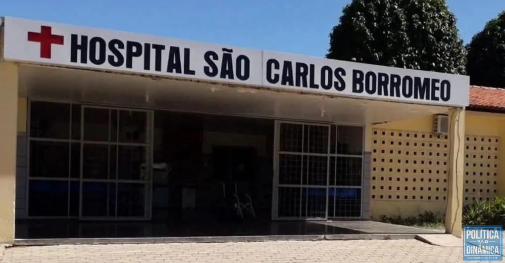 O Hospital Filantrópico São Carlos Borromeu, no bairro Pedra Mole, zona leste de Teresina (foto: Reprodução | BR Hoje)