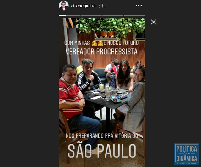 Postagem feita pelo senador Ciro Nogueira (Foto: Reprodução/Instagram)