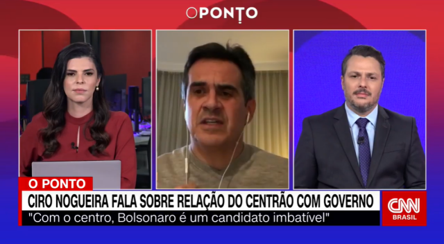 Ciro incorpora estilo bolsonarista e é só elogios ao governo (Foto: Reprodução/CNN Brasil)