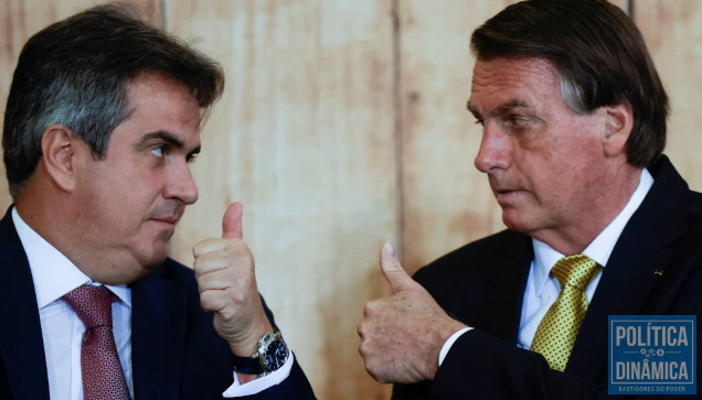 O ministro Ciro Nogueira e o presidente Jair Bolsonaro - Ueslei Marcelino - 05.abr.2022/Reuters.