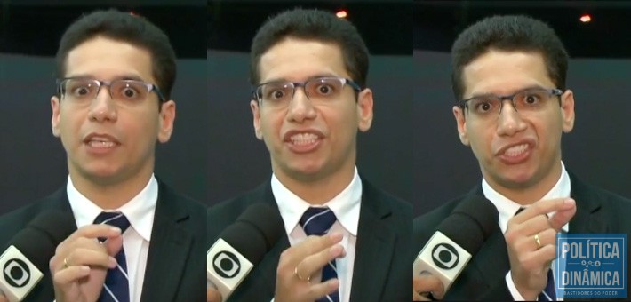 A TV Clube, afiliada da Rede Globo, exibiu a incompetência da Sejus e a falta de transparência no gasto dos recursos públicos; o secretário surtou em entrevista ao vivo e acusou jornalistas de ajudarem facções criminosas (imagem: reprodução)