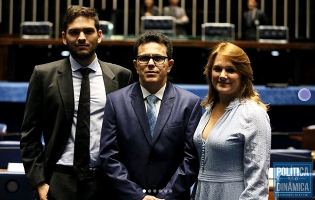 Daniel [à esquerda] com Santana e Ana Paula (Foto: Reprodução/Instagram)