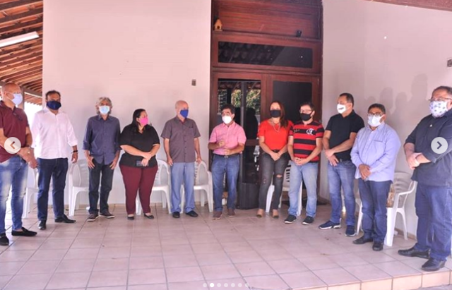 Deputados se reuniram com Fábio Novo (Foto: Reprodução/Instagram/Francisco Limma)