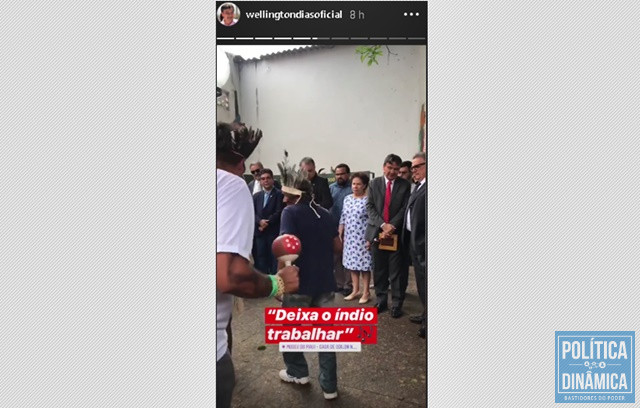 Perfil oficial de W.Dias no Instagram deu destaque (Foto: Reprodução/Instagram)