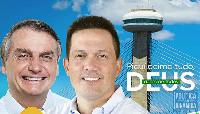 Coronel Diego Melo deverá usar o pouco tempo de propaganda para afirmar que é o candidato de Bolsonaro no Piauí (foto: reprodução)