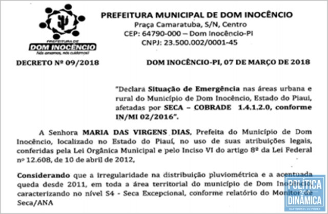 Decreto foi assinado no dia 7 de março (Foto: Reprodução/Diário Oficial)