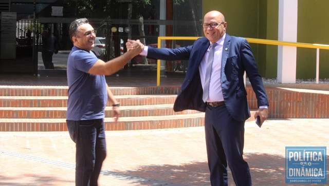 Franzé foi à Câmara conversar com Dudu (Foto: Jailson Soares/PoliticaDinamica.com)