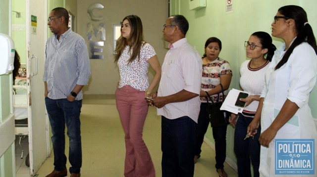 Vereadores vistoriam atendimentos em hospitais (Foto: Divulgação/Assessoria)