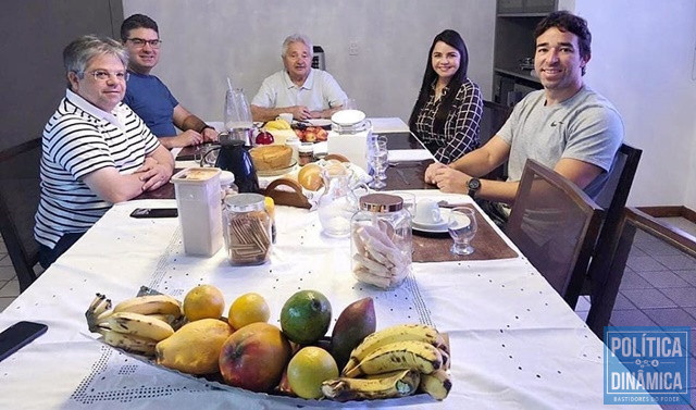 Opositores de Wellington Dias se reuniram com senador (Foto: Reprodução/Facebook)