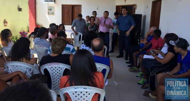 Encontro político reuniu vários moradores na cidade de Floriano, no Sul do Piauí