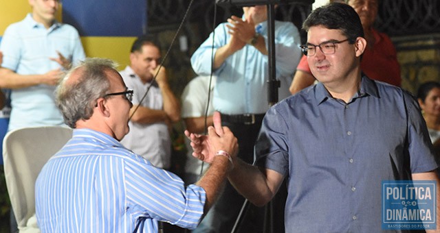 Foi possível perceber o entrosamento entre Firmino Filho e Luciano Nunes; os tucanos se uniram na campanha (foto: Marcos Melo | PoliticaDinamica.com)