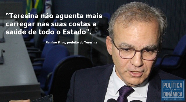 Firmino fez críticas e cobrou repactuação (Foto: Jailson Soares/PoliticaDinamica.com)