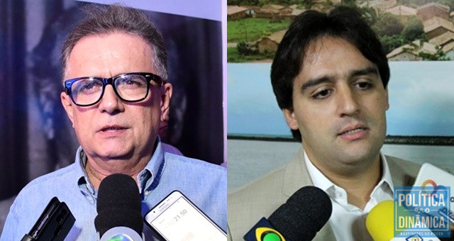 Flávio Nogueira e Flávio Jr. vão sair do PDT (Fotos: Jailson Soares/PoliticaDinamica.com)