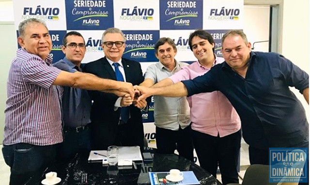 Lideranças se uniram visando as eleições (Foto: Reprodução/Instagram/Flávio Nogueira)