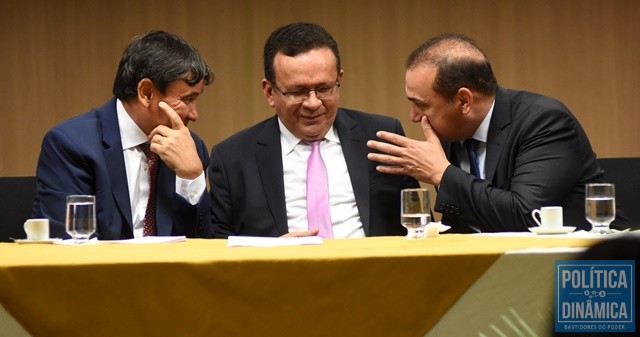 W.Dias com os presidentes do TJ e do TRE-PI (Foto: Jailson Soares/PoliticaDinamica.com)