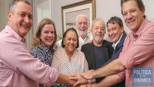 Lula e governadores do Nordeste ainda em 2018