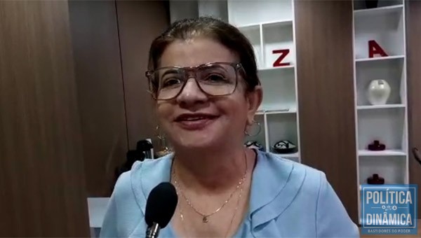 A vereadora Graça Amorim, líder do prefeito (Foto: Marcos Melo/PoliticaDinamica.com)