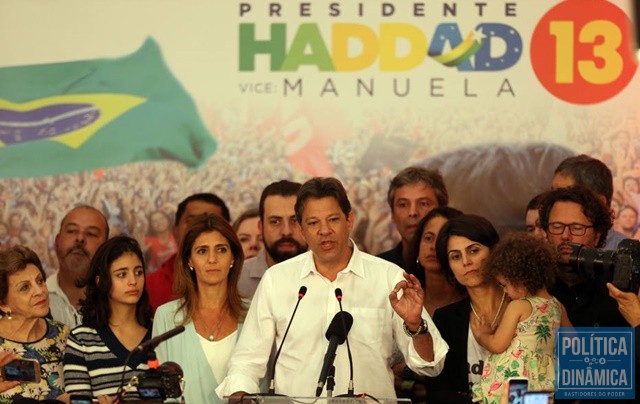 Haddad disse que coloca vida à disposição do país (Foto: JF Diorio/Estadão)