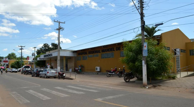 Hospital Regional Manoel de Sousa Santos, em Bom Jesus, no Piauí (Foto: Divulgação/Ascom)