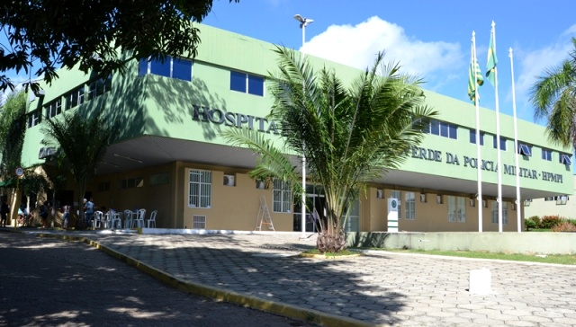 Hospital da PM funciona muito aquém da sua estrutura (Foto: Divulgação/PM-PI)