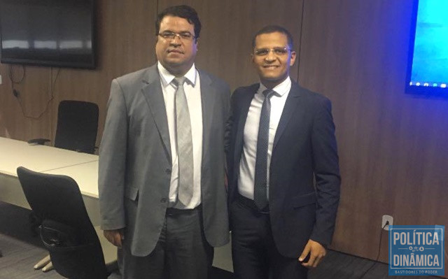 Ismael com Jonas Moreno, gestor do projeto em Pernambuco (Foto: Arquivo Pessoal)