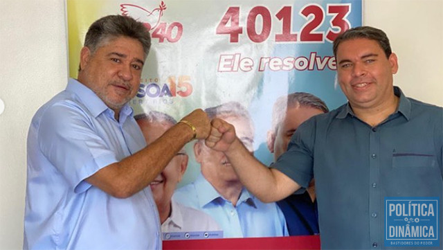 Campanha de James Guerra à vereador foi abraçada por João Mádison e pelo vice-prefeito Robert Rios (foto: redes sociais)