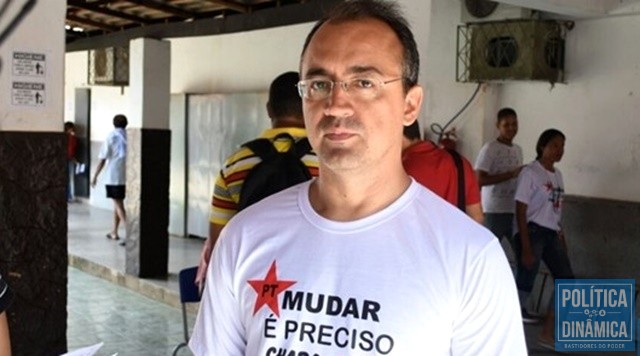 O delegado Jetan Pinheiro, filiado do PT (Foto: Jailson Soares/PoliticaDinamica.com)