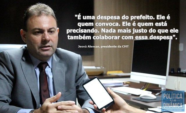 Presidente da Câmara faz queixas (Foto: Jailson Soares/PoliticaDinamica.com)