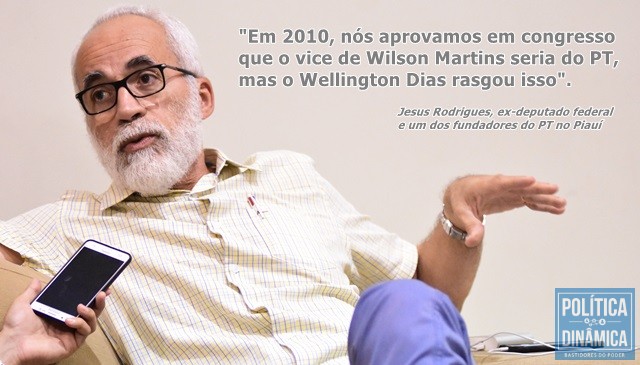 Ele saiu do PT porque não aceitou mudança de postura ética adota pela cúpula do partido (Foto: Jailson Soares/PoliticaDinamica.com)
