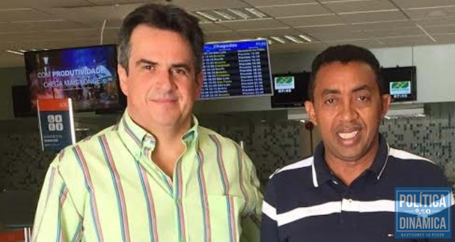 Senador Ciro Nogueira e o prefeito Joel Rodrigues.
