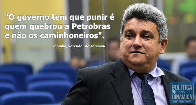 Joninha sai em defesa dos caminhoneiros (Foto: Jailson Soares/PoliticaDinamica.com)