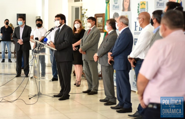 Governo fez anúncio no Palácio de Karnak (Foto: Jailson Soares/PoliticaDinamica.com)