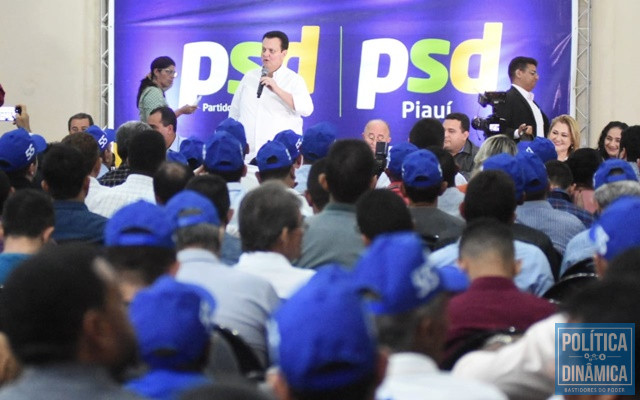 Kassab durante evento do PSD no Piauí (Foto: Jailson Soares/PoliticaDinamica.com)