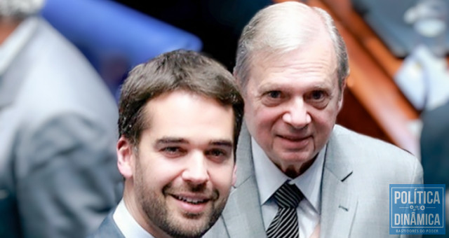 Eduardo Leite e o senador Tasso Jereissati (foto: Reprodução/Twitter Tasso)