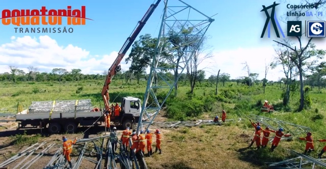 Linha de Transmissão passa por cidades do Piauí (Foto: Reprodução/Equatorial)