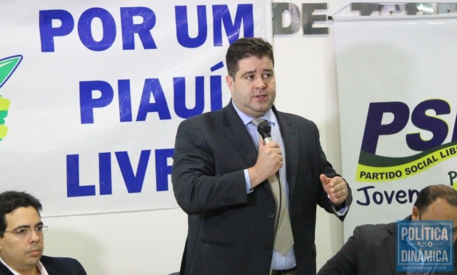 Luis André assumiu presidência do PSL (Foto: Jailson Soares/PoliticaDinamica.com)