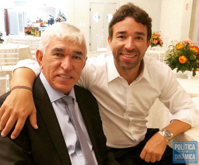 Luiz Menezes e Marden: pai e filho em partidos diferentes (Foto: Reprodução/Facebook)