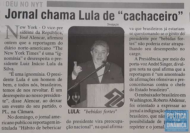 Diário do Povo repercutiu caso (Foto: PoliticaDinamica/Reprodução/ArquivoPúblicoPI)