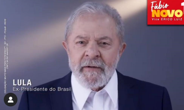 Lula pediu votos para Fábio Novo, de Teresina (Foto: Reprodução/Instagram/Fábio Novo)
