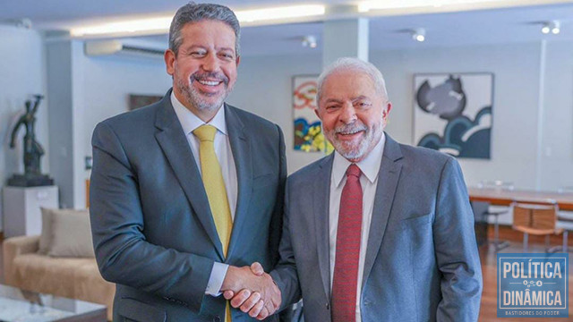 Lula visitou nesta sexta-feira (11/11) o presidente da Câmara, Artur Lira (PP) (foto: redes sociais Lula)