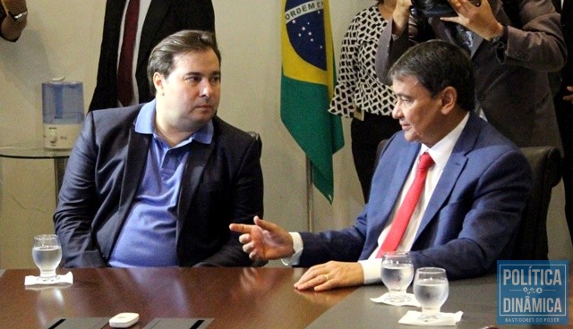 Wellington e Maia reunidos em Teresina (Foto: Jailson Soares/PoliticaDinamica.com)