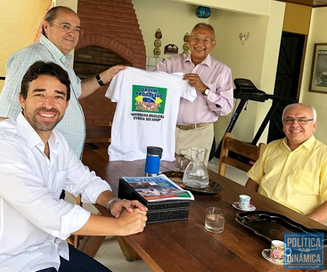 Dr. Pessoa se reuniu com Marden e Silvio Mendes (Foto: Reprodução/Instagram Marden)