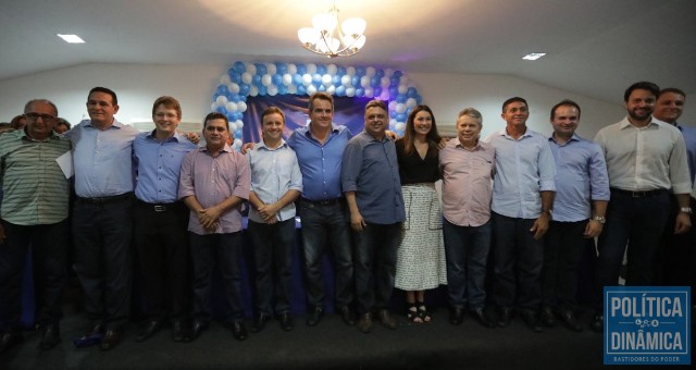 Seis prefeitos e um vice-prefeito se filiaram ao PP na presença do ministro Alexandre Baldy e os progressistas são, agora, 69 gestores municipais (foto: Ascom)