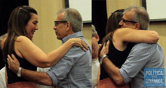 Margarete fez questão de discursar no evento do PTB e para uma platéia recheada de oposição a Wellington Dias (PT), revelou estar disposta a acompanhar JVC, arrancando aplausos dos presentes (foto: Marcos Melo | PoliticaDinamica.com)