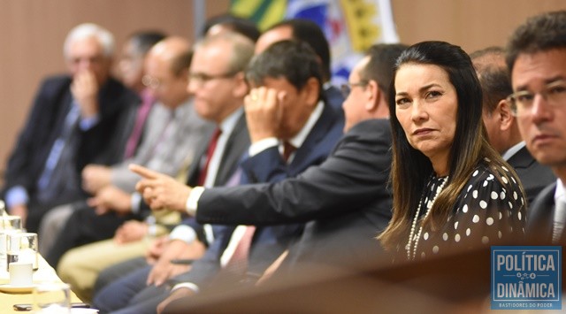 Margarete era a única mulher na mesa (Foto: Jailson Soares/PoliticaDinamica.com)