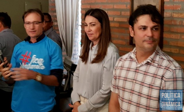 Prefeitos fizeram ato em defesa de Margarete (Foto: Marcos Melo/PoliticaDinamica.com)