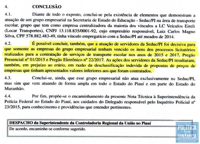 O prejuÃ­zo estimado pela CGU ao erÃ¡rio Ã© enorme; aÃ§Ãµes de servidores da SEDUC/PI deram respaldo ao esquema (imagem: reproduÃ§Ã£o)