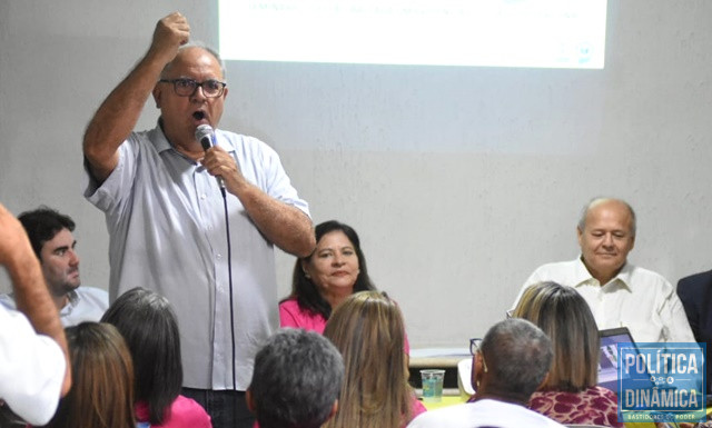 Montezuma fez discurso duro para apoiadores (Foto: Jailson Soares/PoliticaDinamica.com)