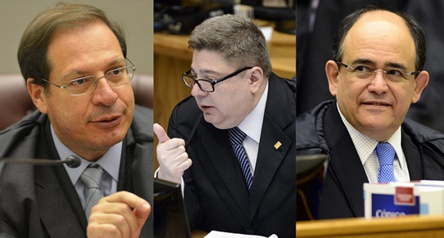 Ministros Luis Felipe Salomão, Raul Araújo e Antonio Carlos Ferreira