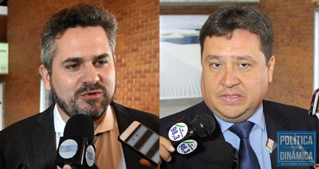 Pablo Santos e Nerinho trocam farpas (Fotos: Jailson Soares | PoliticaDinamica.com)